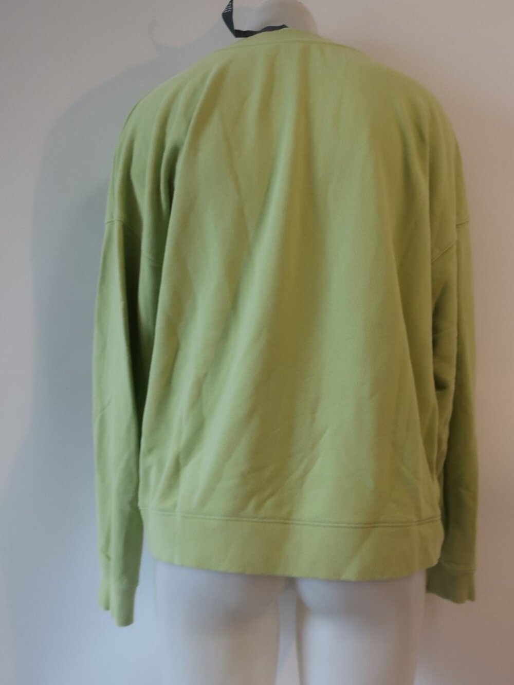 Womens Vuori Chartreuse Green (Item- 37) Crewneck Pullover Sweatshirt Top XL - Picture 4 of 6